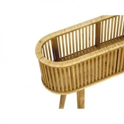 Wadiga Jarres Et Cache-pots Support Pot Plante En Rotin Et Bambou -Plantes vertes Soldes support pot plante en rotin et bambou 4