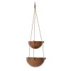 OYOY Living Design Jarres Et Cache-pots Suspension Pour Plantes Rouge En Acier Inoxydable Ø20 / Ø25xH85cm