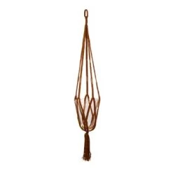 In The Mood Jarres Et Cache-pots Suspension Pour Pots De Fleurs En Macramé Cuivre H110 -Plantes vertes Soldes suspension pour pots de fleurs en macrame cuivre h110 5