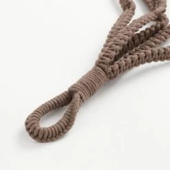 In The Mood Jarres Et Cache-pots Suspension Pour Pots De Fleurs En Macramé Taupe H110 -Plantes vertes Soldes suspension pour pots de fleurs en macrame taupe h110 5