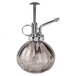 Maisons Du Monde Objets Déco De Jardin Vaporisateur Pour Plantes En Verre Teinté Gris