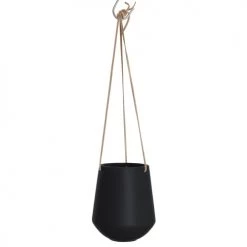 Present Time Jarres Et Cache-pots Vase à Suspendre Medium Noir -Plantes vertes Soldes vase a suspendre medium noir 4