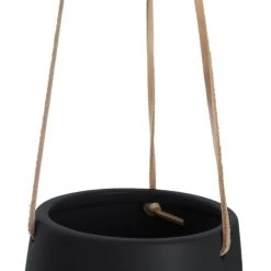 Present Time Jarres Et Cache-pots Vase à Suspendre Medium Noir -Plantes vertes Soldes vase a suspendre medium noir 5