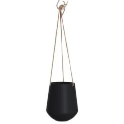 Present Time Jarres Et Cache-pots Pot à Suspendre Finition Mat Bleu électrique -Plantes vertes Soldes vase a suspendre medium noir 8